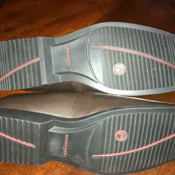 Rockport Brown Leather Loafers 10M Men’s - Picture 8 of 8